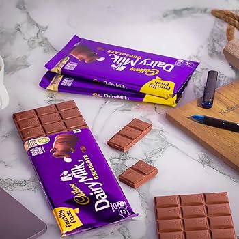 Cadbury Dairy Milk Chocolate Bar - Family Pack 105g